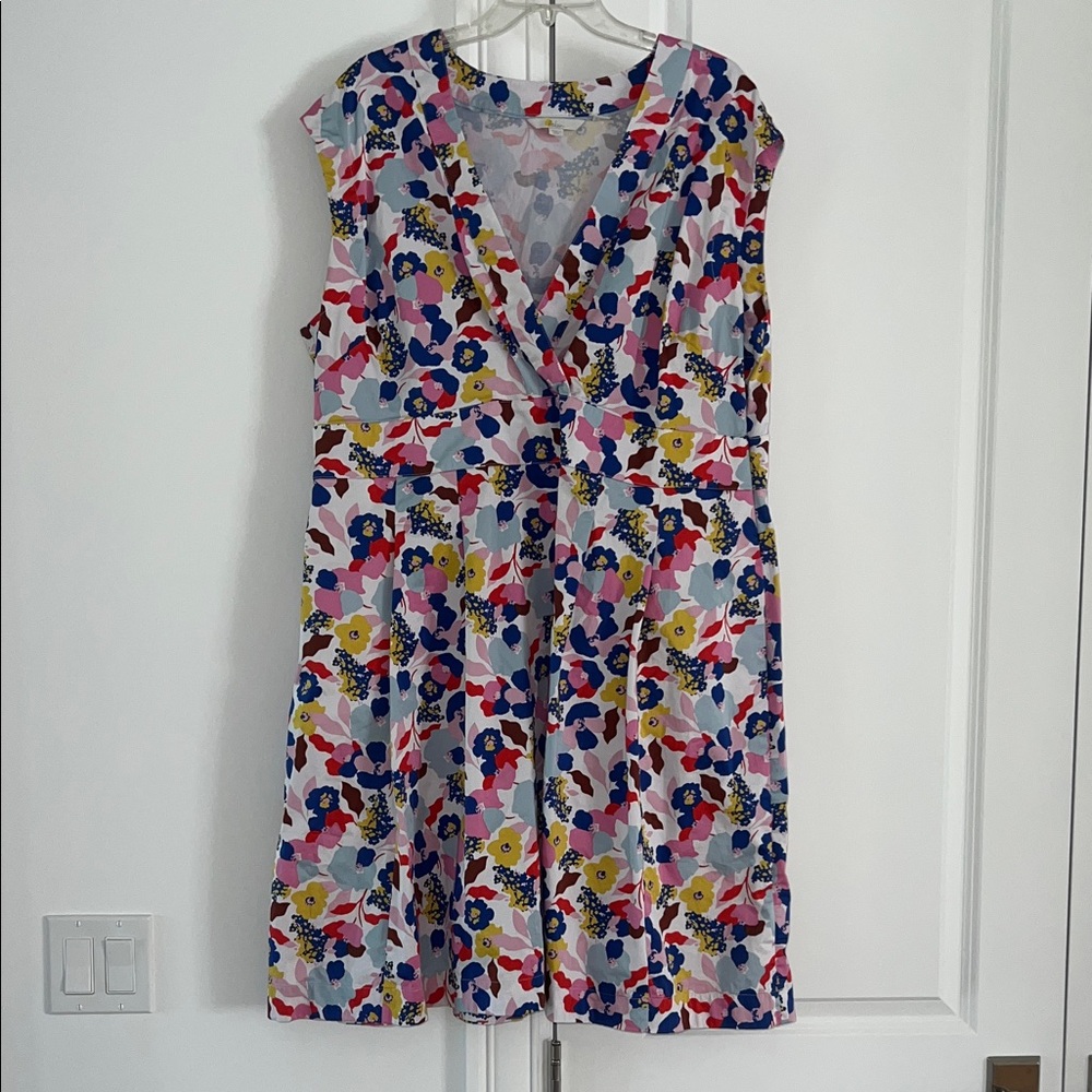 Boden Multicolor Floral Mini Dress